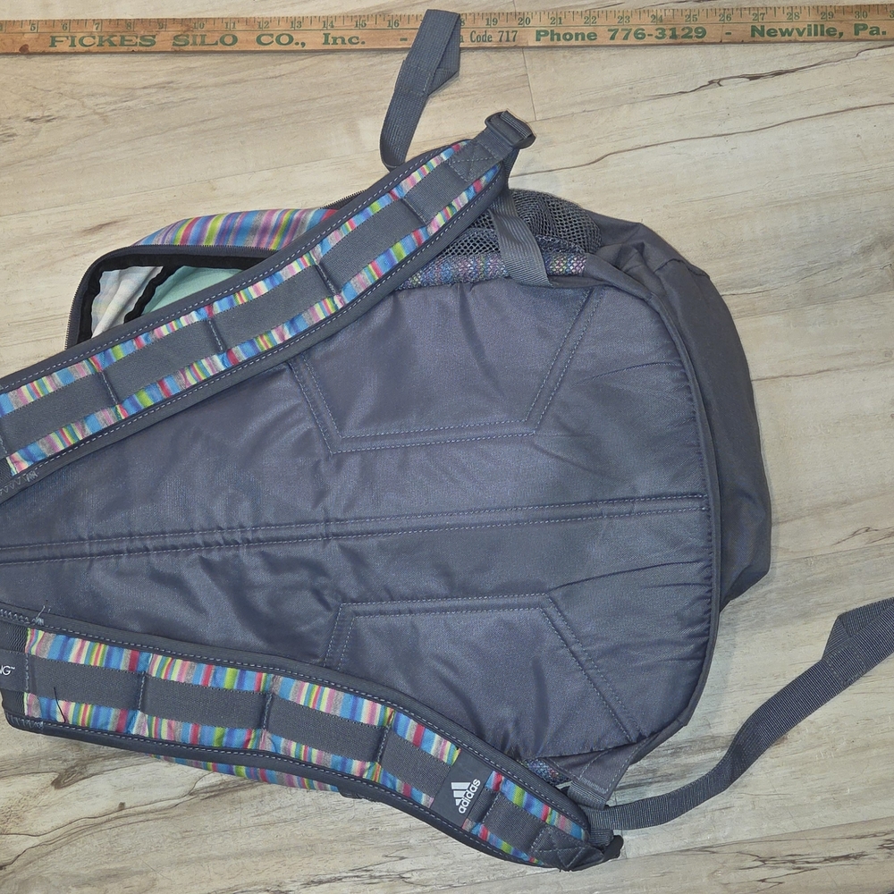 Adidas Multicolor Striped Backpack - Picture 2 of 8
